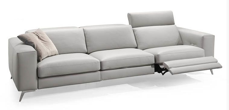 Contemporary sofa / fabric / 3-seater / reclining .
