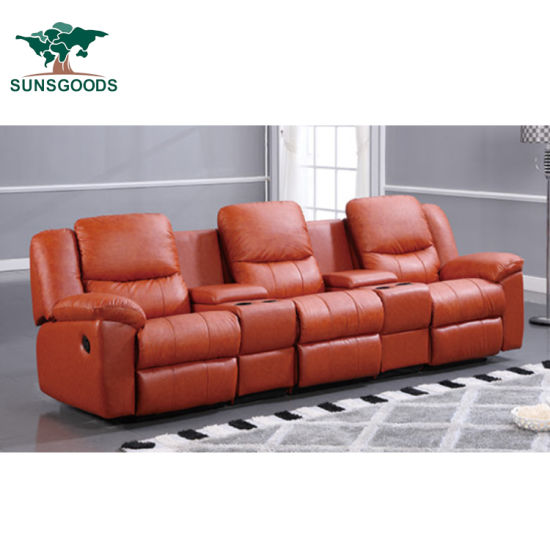 China Manufactory 3 Seater Recliner Sofa Chair Movies by Cinema .