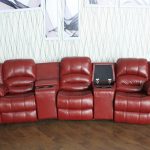 living room sofa Recliner Sofa, real cow Genuine Leather Sofa .