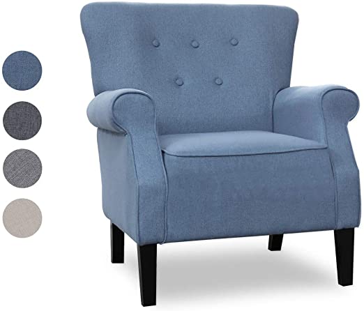 Amazon.com: Top Space Accent Chair Sofa Mid Century Upholstered .