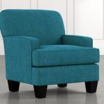 Burke Teal Accent Chair | Living Spac