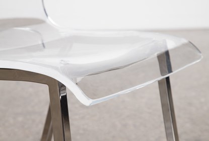 Acrylic Dining Side Chair | Living Spac