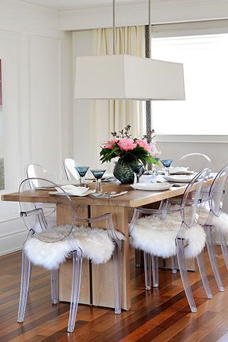 As Seen in Style At Home Magazine - Arianna Belle | Acrylic dining .