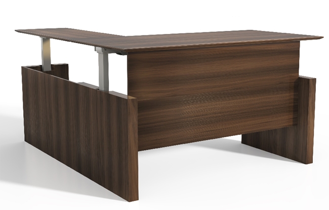 Mayline Medina Height Adjustable 'L' Shape Desk | Office De