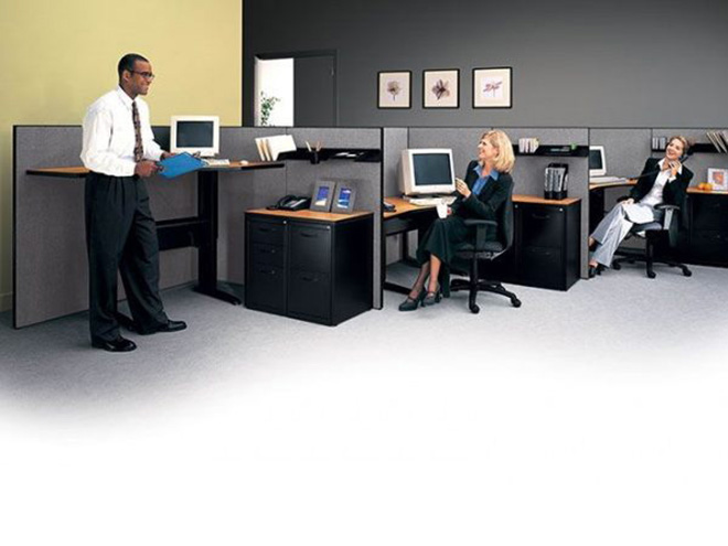 Adjustable Height Cubicle - Capital Choice Office Furnitu