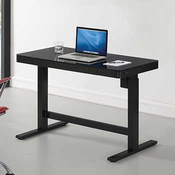 White Adjustable Height Office Desks & Workstations | Cost