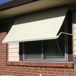 5500 Series Roll-Up Window Awning | Aluminum window awnings .