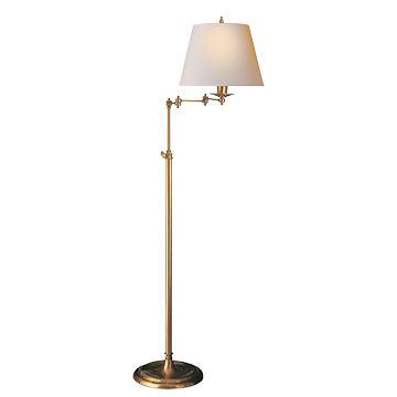 Antique Swing Arm Floor Lamp | Swing Arm Wall Lamp - Salisbury & Man