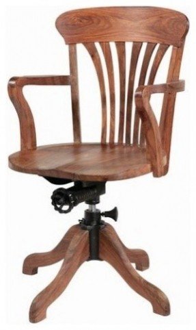 Wooden Swivel Desk Chairs - Ideas on Fot