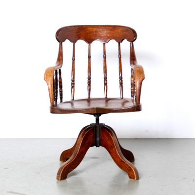 Antique Wooden Office Chair for sale at Pamo
