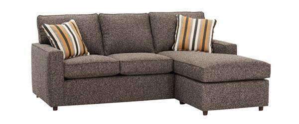 Jennifer Apartment Size Track Arm Reversible Chaise Sectional So