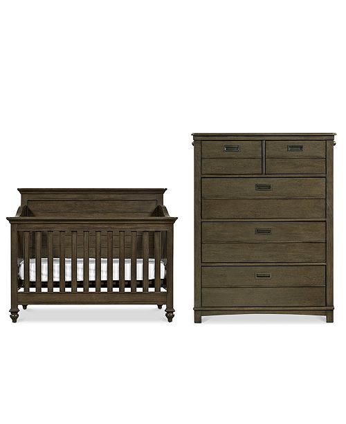 Furniture Varsity Baby Bedroom Furniture Set, 2-Pc. Set (Crib .