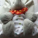 Disney Store, Disney Baby. Dumbo roll up comforter, blanket .