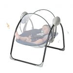 Amazon.com : RRH-Cribs Baby Rocking Chair Crib Travel Cots with .