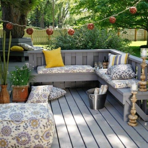 Back Deck Ideas on a Budget at | Back deck decorating, Deck .