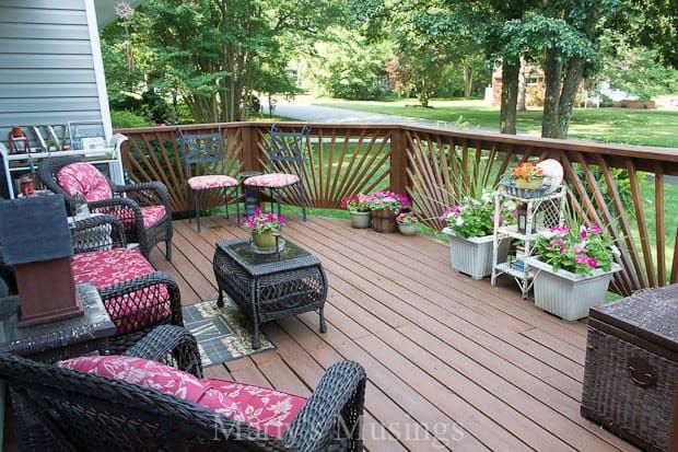 Deck Decorating Ideas on a Budget | Deck decorating, Deck .