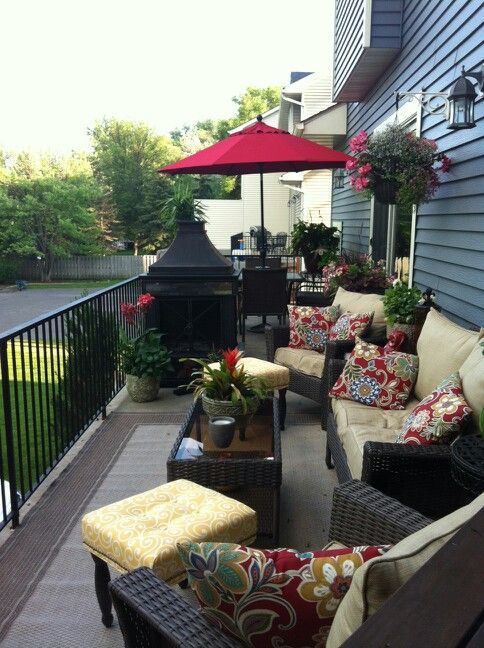 deck decorating ideas with plants – lanzhome.com in 2020 | Summer .