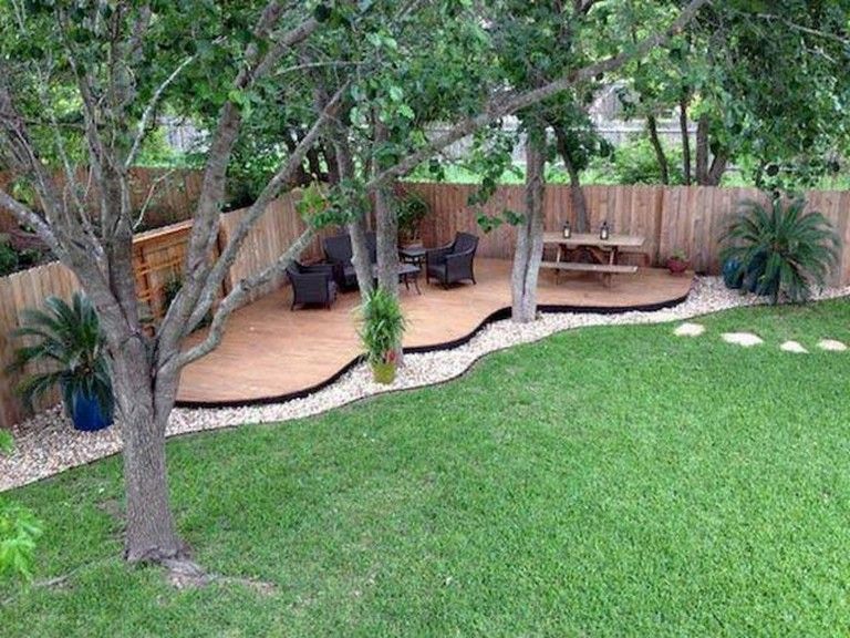 40+ Best Large Backyard Ideas on a Budget | Backyard landscaping .