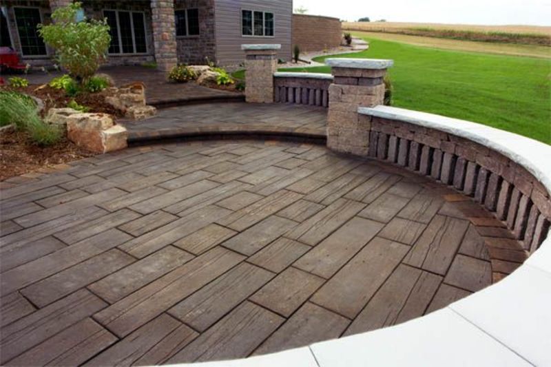 24 Amazing Stamped Concrete Patio Design Ideas - Remodeling Expen
