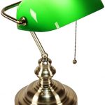 Amazon.com: Desk Lamp/Bankers Lamp/Office Lamp White Glass Shade .