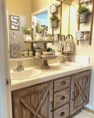 33 Easy Diy Rustic Bathroom Decor Ideas On A Budget | Beautiful .