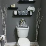 40 Perfect Gray Half Bathroom Decorating Ideas On A Budget .