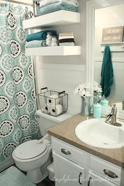 Bathroom Makeover on a Budget | Simply Beautiful By Angela | Diy .