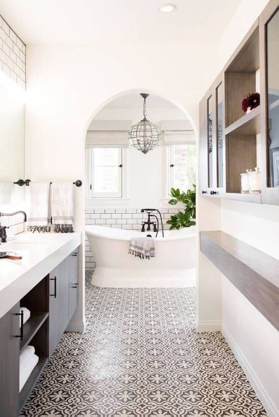 AMAZING Different Bathroom Patterned Floor Tile Ideas | Dream .