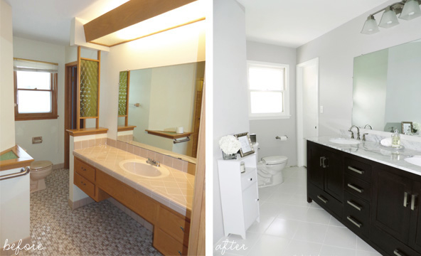 Master Bathroom Makeover: Before & After • The Chambray Bun