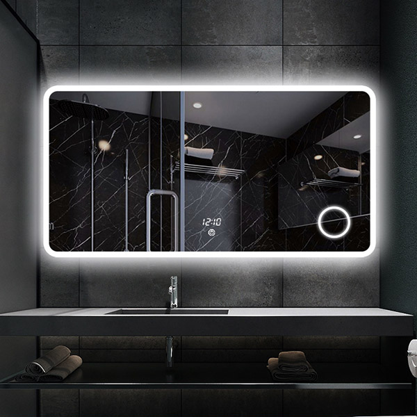 S-3609 Frameless Large Lighted Mirrors Bathroom | Wholesale .