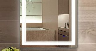 Amazon.com: Keonjinn 20 x 28 Inch LED Makeup Bathroom Mirror Anti .