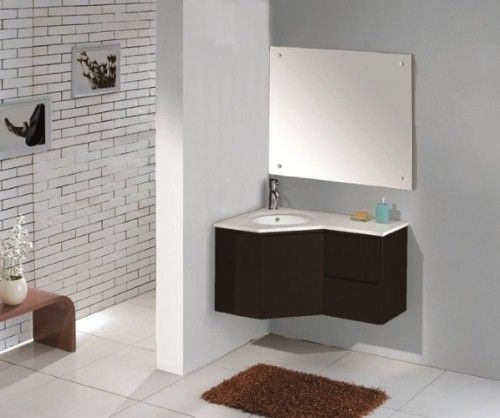 large corner vanity units for bathroom | Corner bathroom vanity .