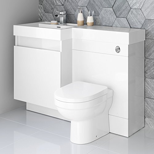 where can I find 1200mm White Vanity Unit Modern Toilet Bathroom .