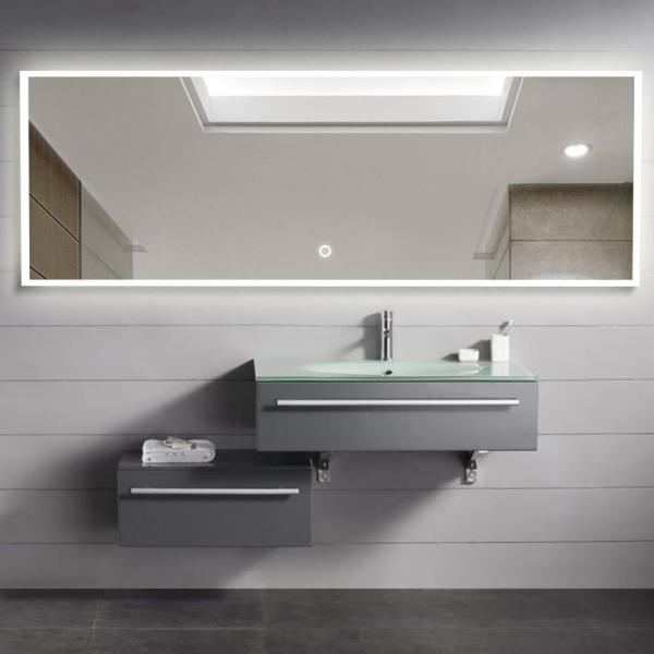 Neu-Type LED Backlight Bathroom Vanity Wall Mounted Mirror + .