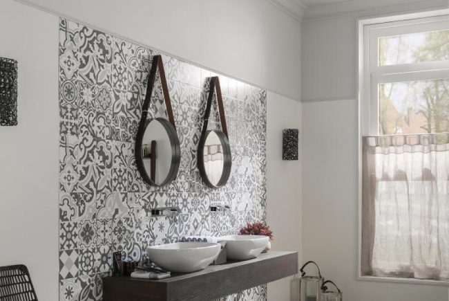 Bathroom Tile Combinations | Inspiration for perfect floor & wall .