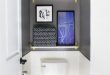 Graphic Glam Master Bathroom Makeover | Small toilet room, Master .