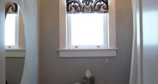 What type of bathroom window curtain designs looks good? Bathroom .