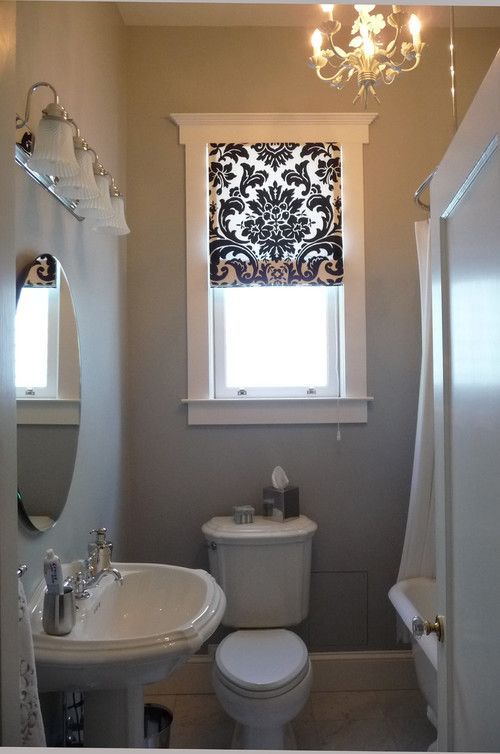 What type of bathroom window curtain designs looks good? Bathroom .