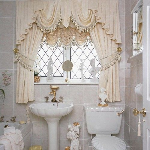 Curtains' Designs For Bathrooms And Showers | Bathroom window .
