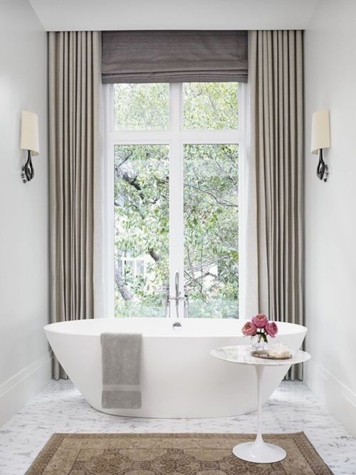 Modern Bathroom Window Curtain Designs | Bathroom window .