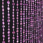 Diamante Duo Beaded Curtain - Pink Iridescent - 3 ft x 6 ft | Door .