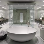 20 Bathrooms With Beautiful Round Tubs | Luxury master bathrooms .