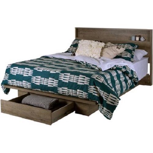 PLATFORM Bed Frame with Front Storage Drawer, also a Shelf in the .