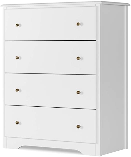 Amazon.com: HOMECHO Dresser with 4 Drawers, Modern Chest of .