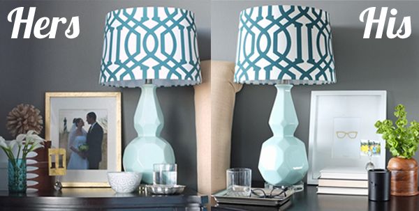 How to Decorate His and Hers Nightstands You'll Both Be Happy To .