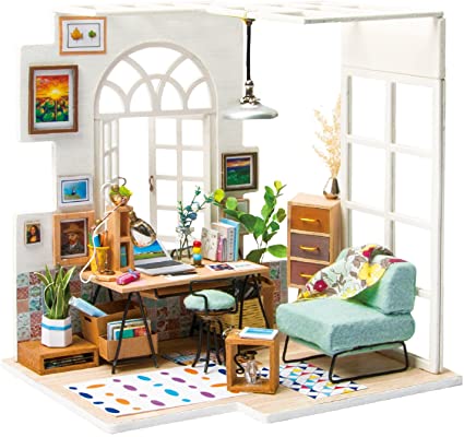 Amazon.com: ROBOTIME Miniature Dollhouse Kit Decorations with .