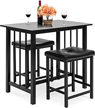 Amazon.com - Best Choice Products 3-Piece Counter Height Dining .