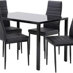 Amazon.com - Kitchen Table Dining Set, Dining Table & Chairs .