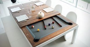 This Classy Dining Table Hides A Pool Table Underneath | Pool .