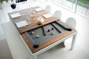 This Classy Dining Table Hides A Pool Table Underneath | Pool .